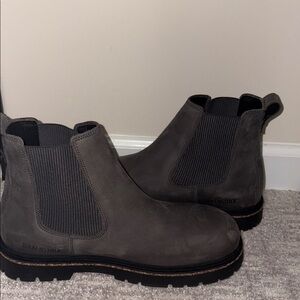 Birkenstock Gray Ankle Boots